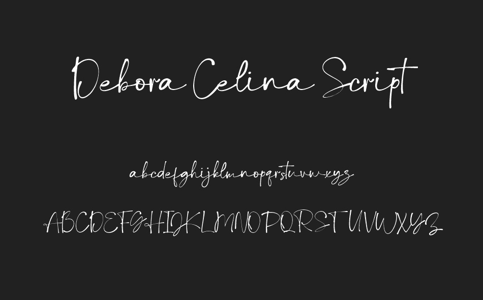 Debora Celina font