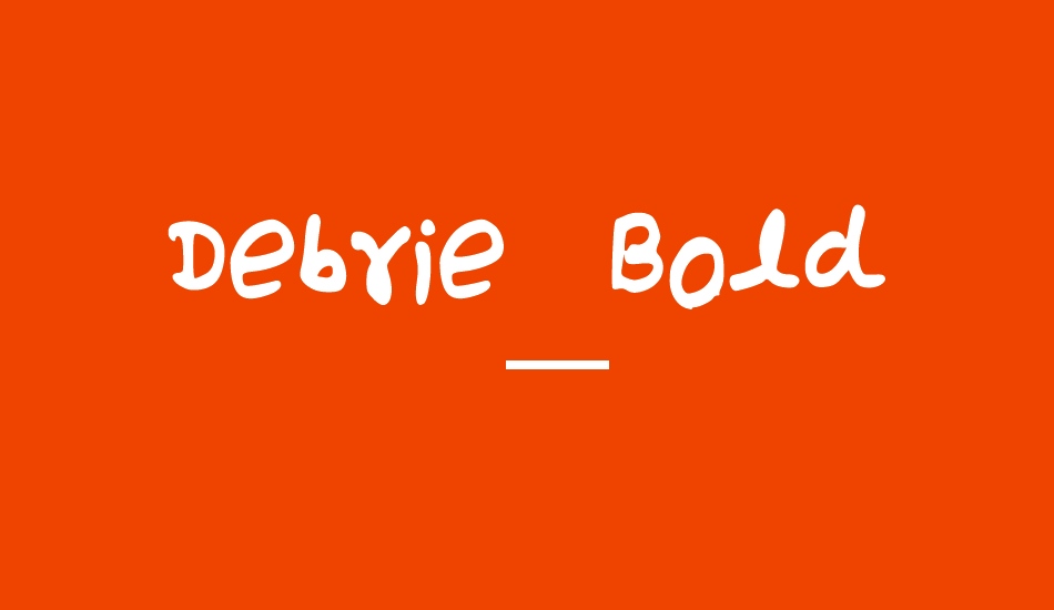 Debrie_Bold font big