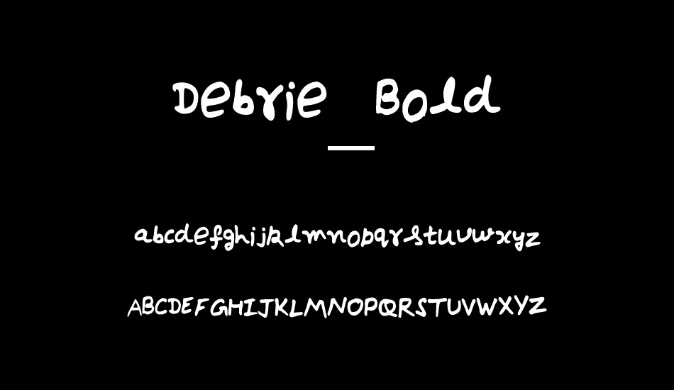 Debrie_Bold font