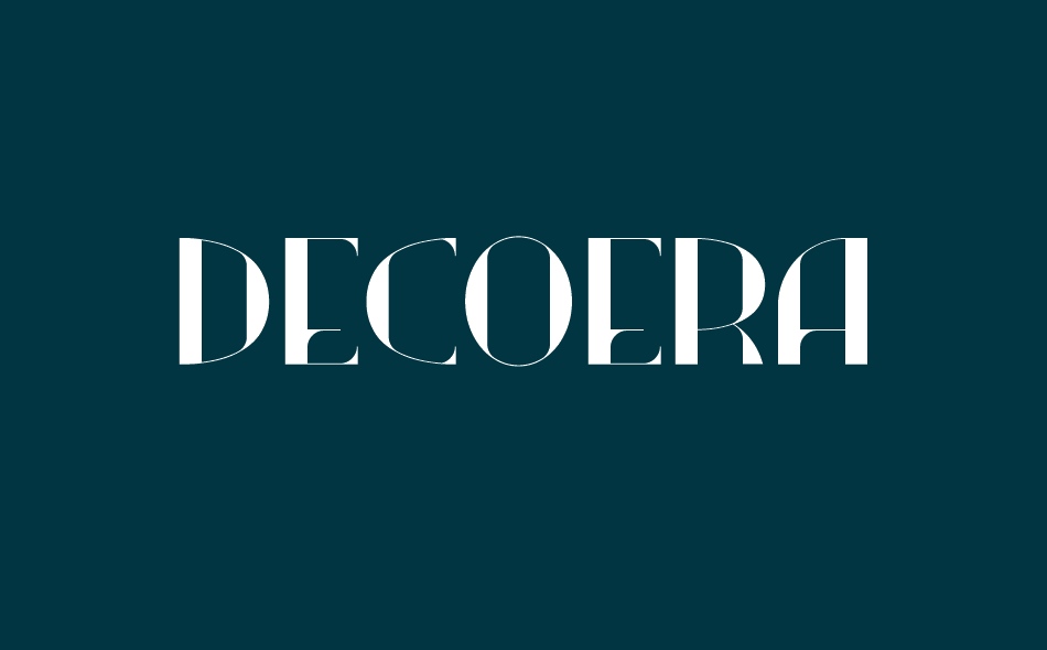 Decoera font big