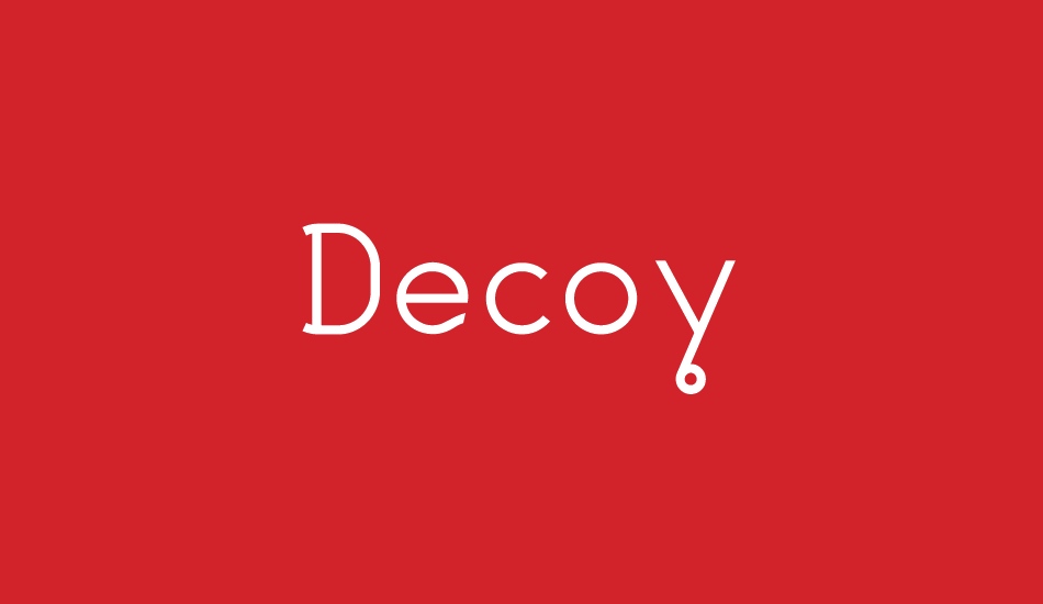 Decoy font big