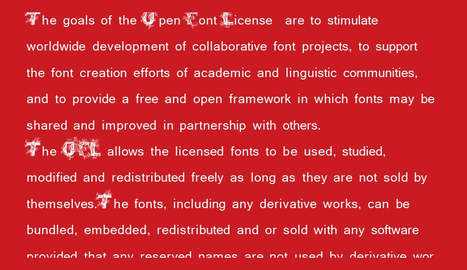 DeepWoodsInitials font 1