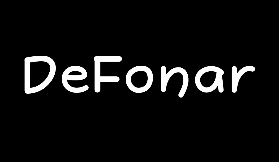 DeFonarts font big