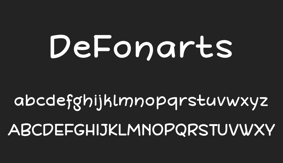 DeFonarts font