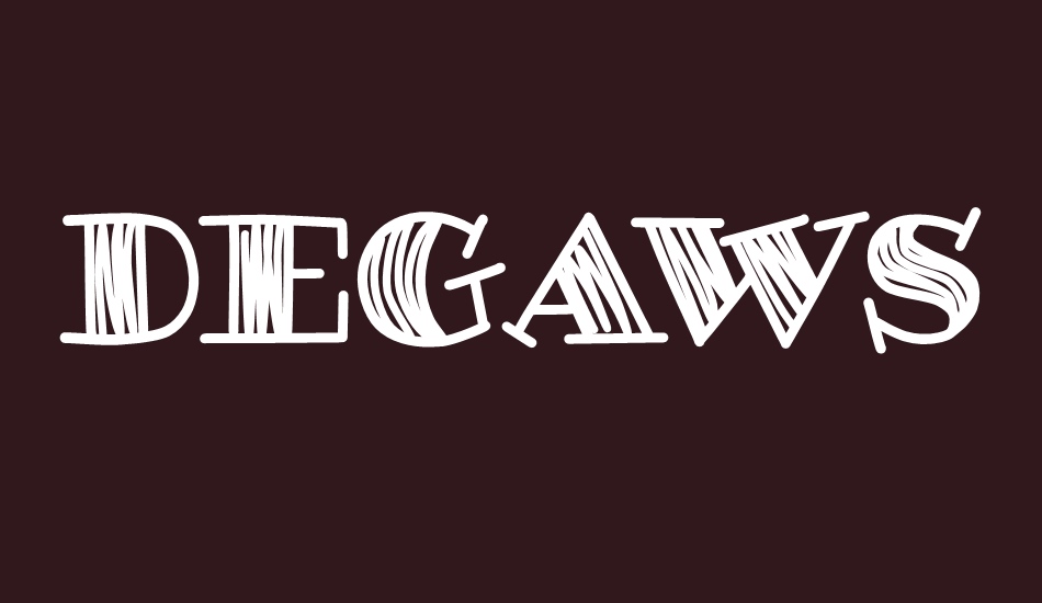 degaws-demo font big