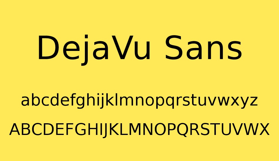 dejavu-sans font