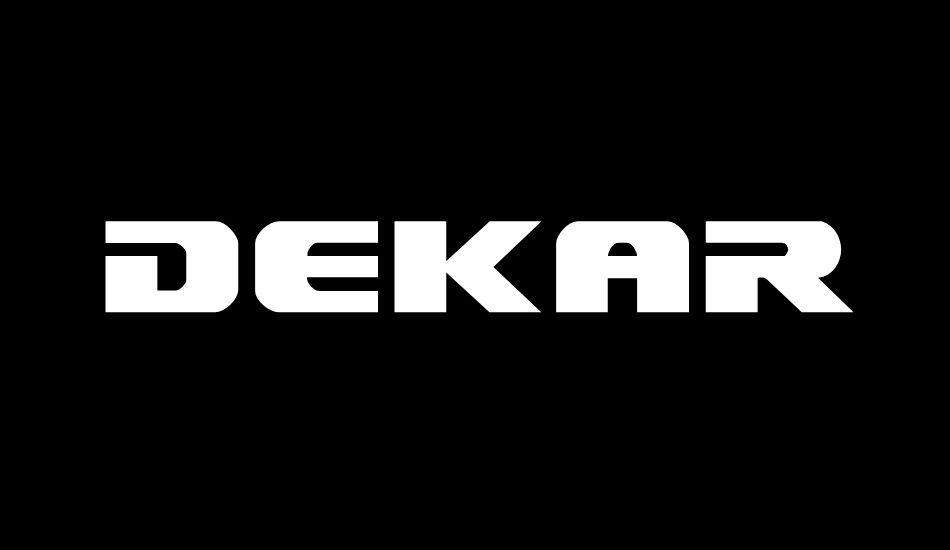 Dekaranger font big