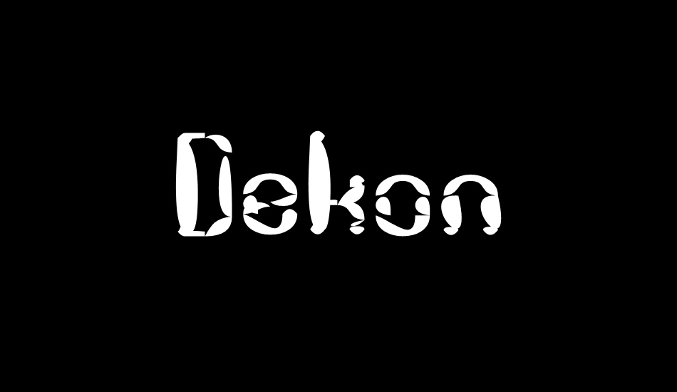 Dekon font big