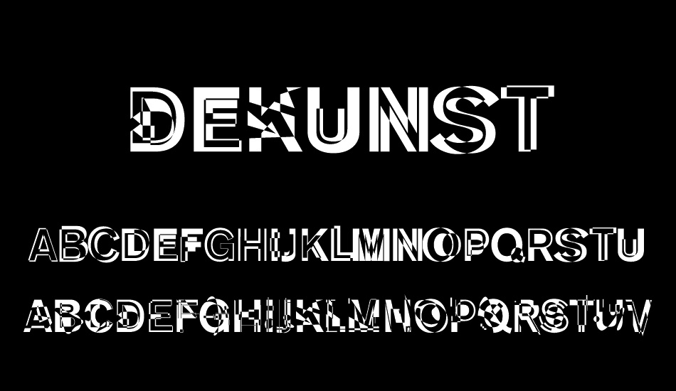 DeKunst font