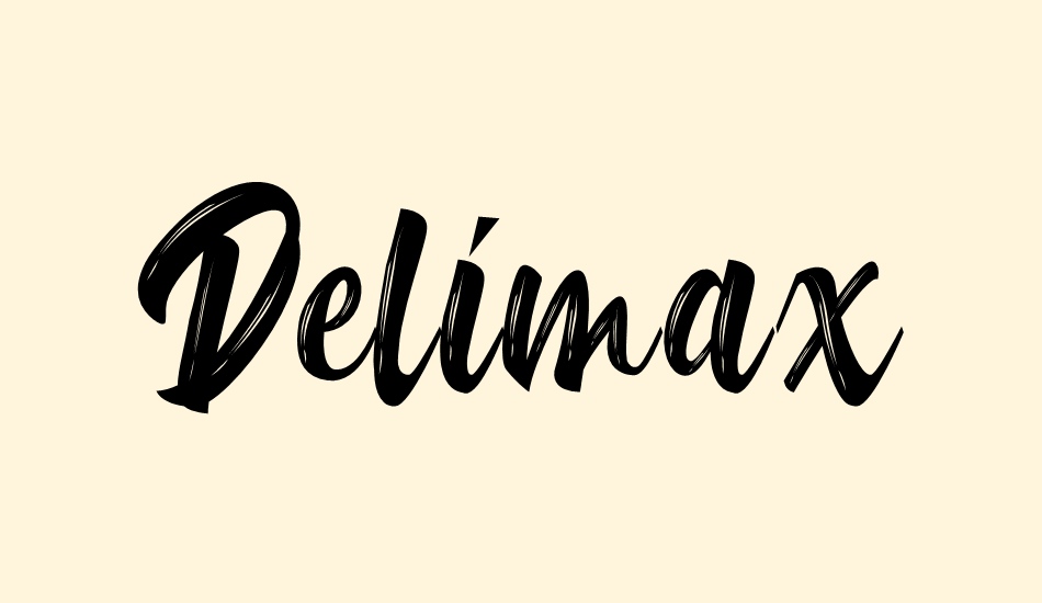 delimax font big