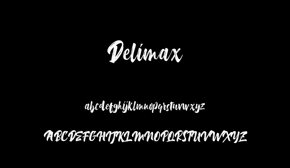 delimax font