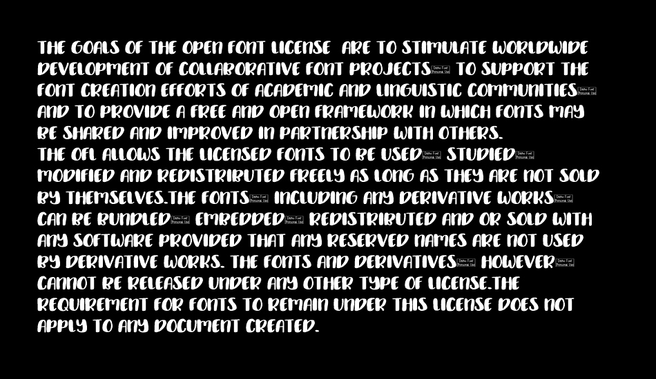 Delirious font 1