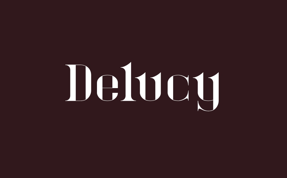 Delucy font big