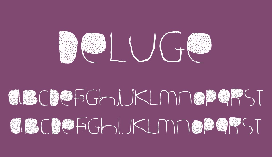 deluge font