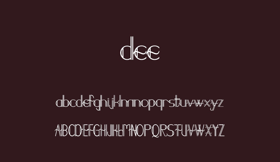 Demodee font