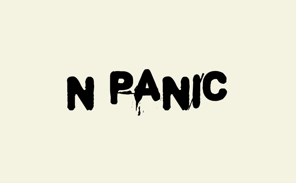 Demon Panic font big