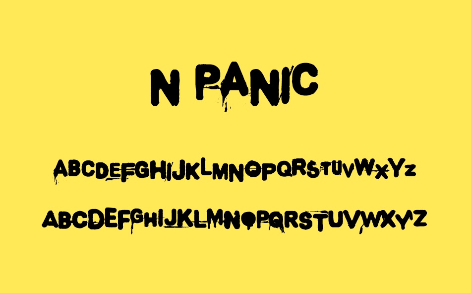 Demon Panic font