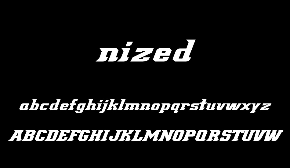 Demonized font
