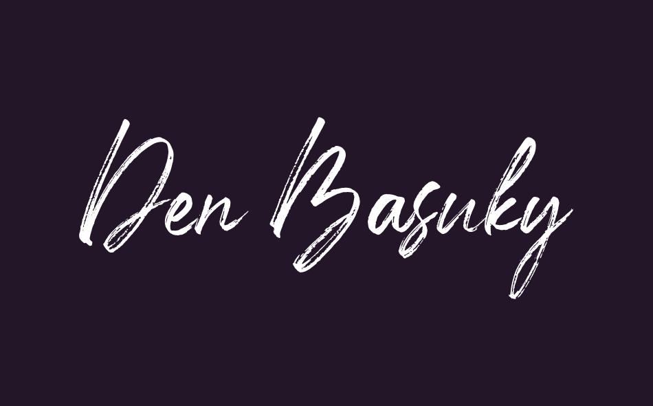 Den Basuky font big