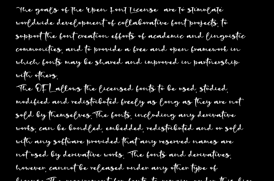 Denada font 1