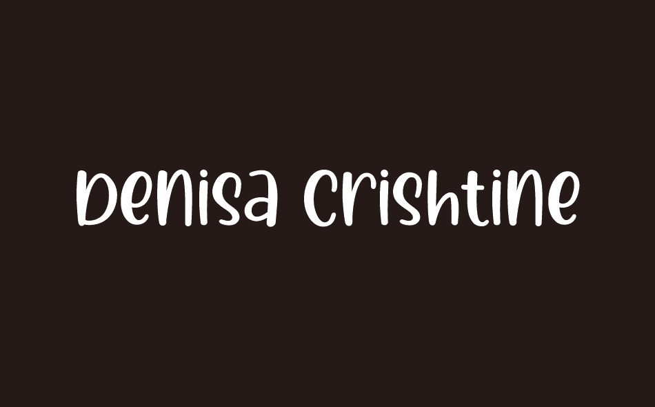 Denisa Crishtine font big