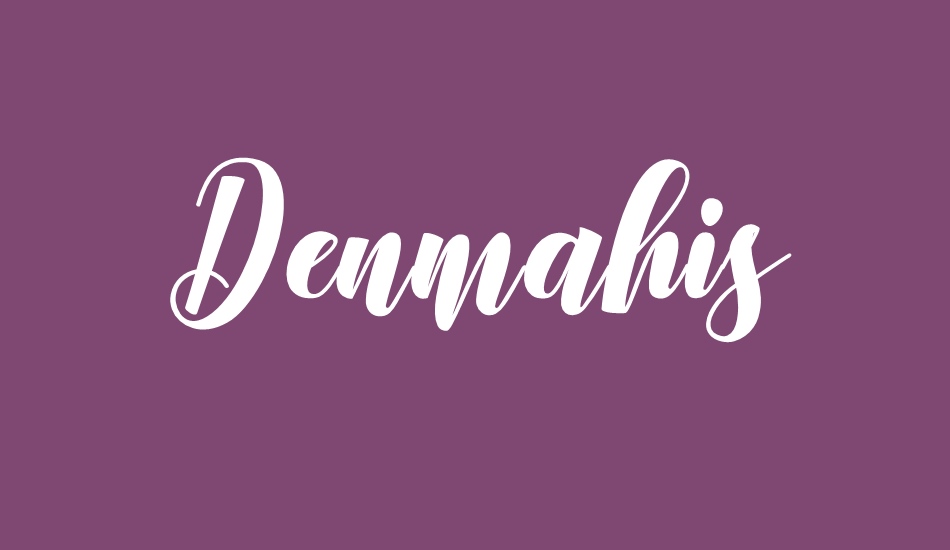 Denmahis font big