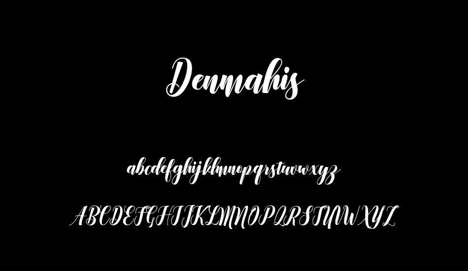 Denmahis font