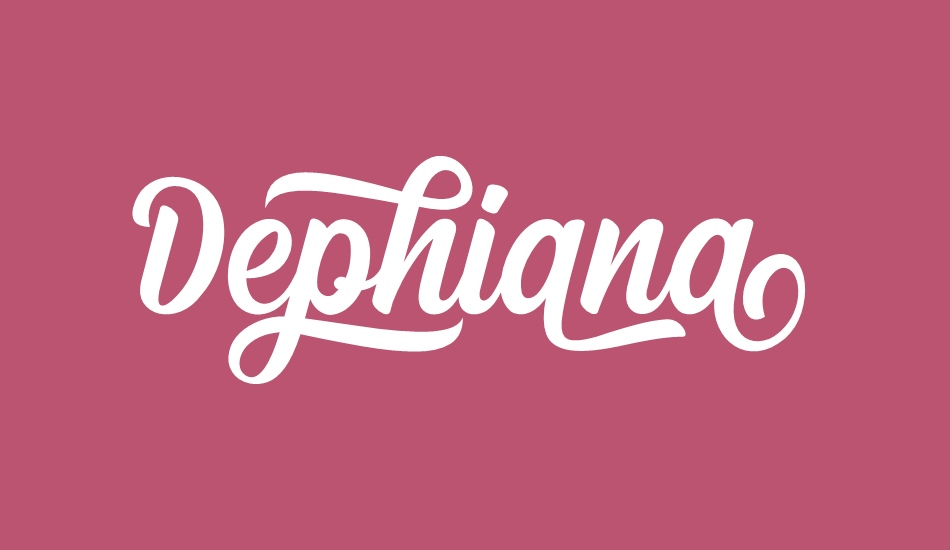 Dephiana font big