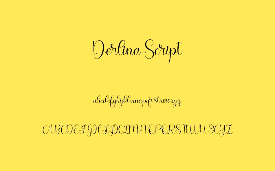 Derlina Script font