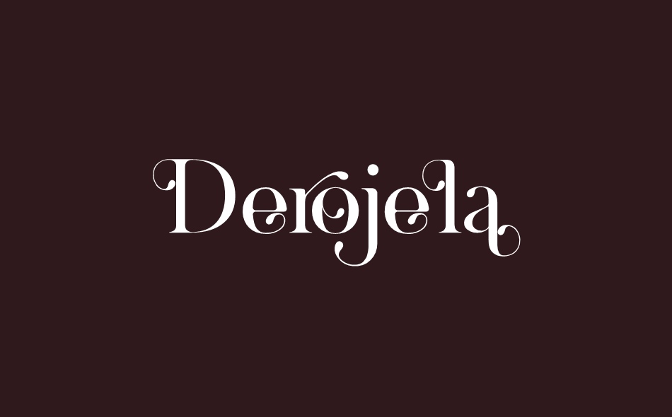 Derojela font big