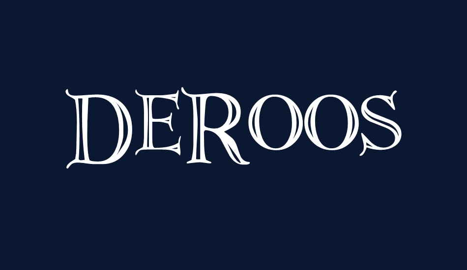 DeRoos font big