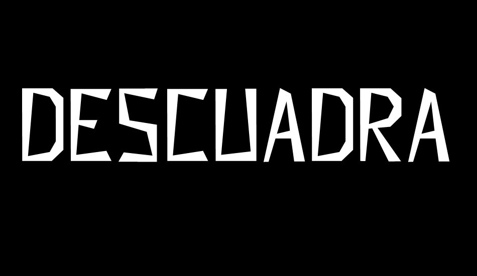 Descuadrado font big