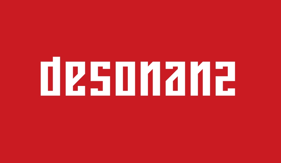 desonanz font big