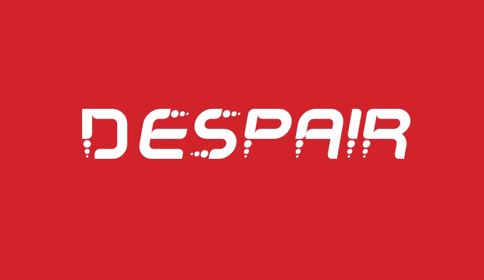 Despair font big