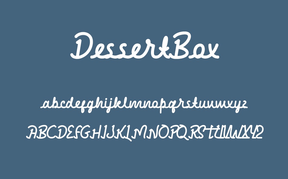 DessertBoxDemo font