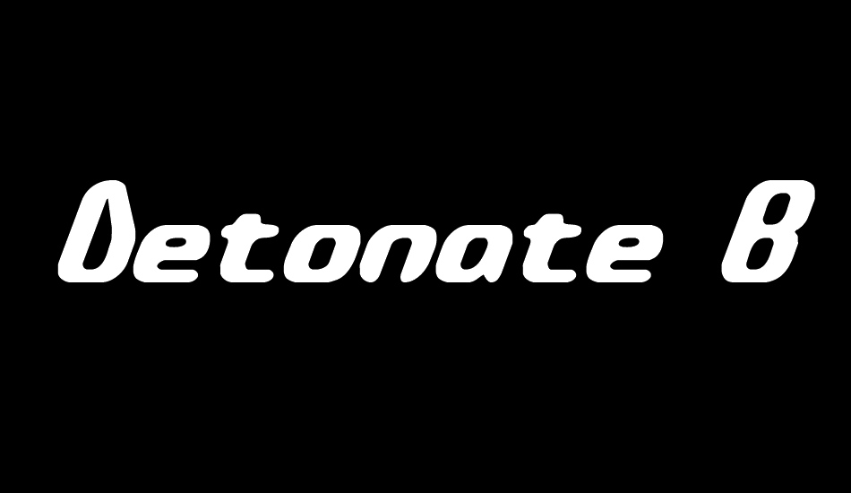 Detonate BRK font big