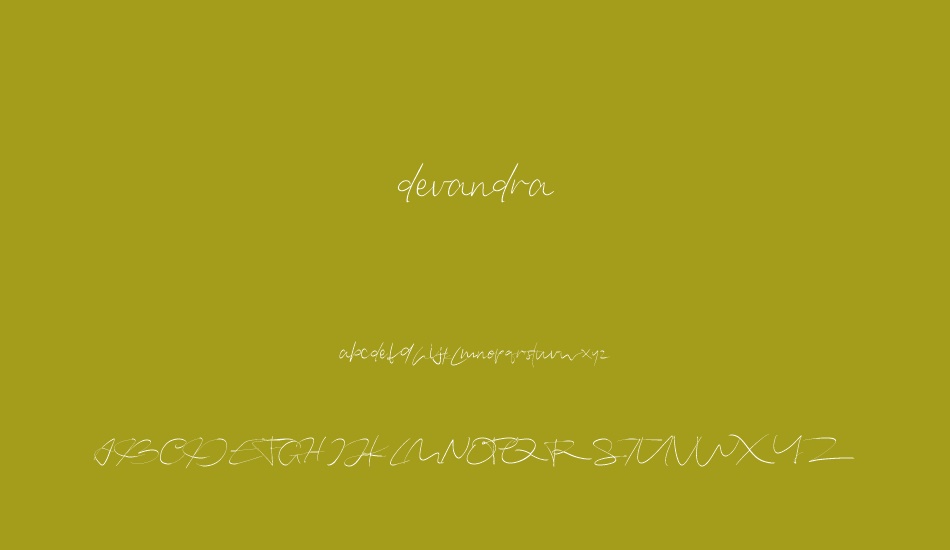 devandra font