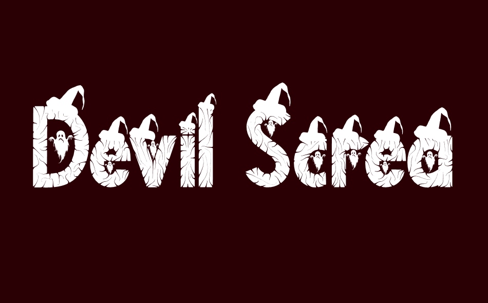 Devil Scream font big