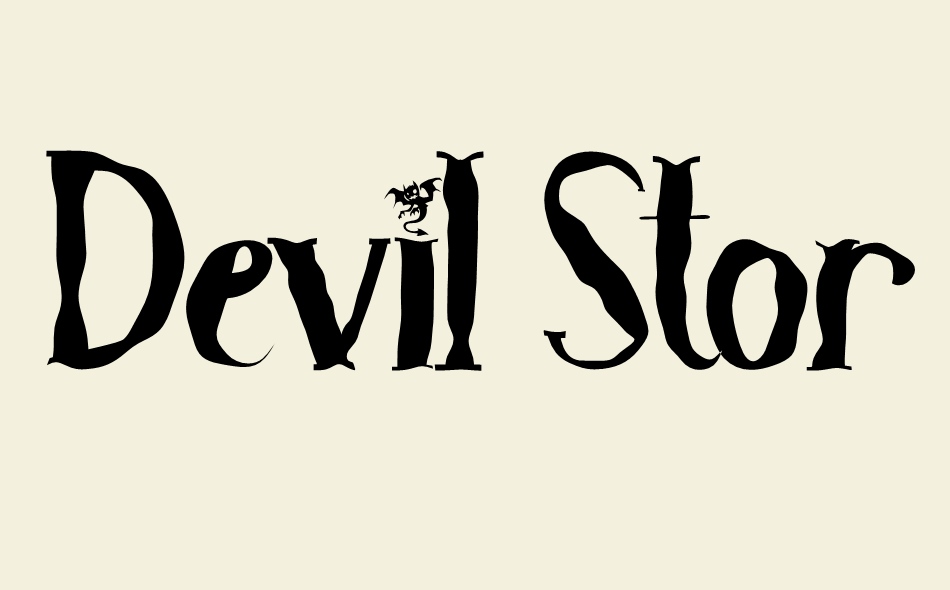 Devil Story font big