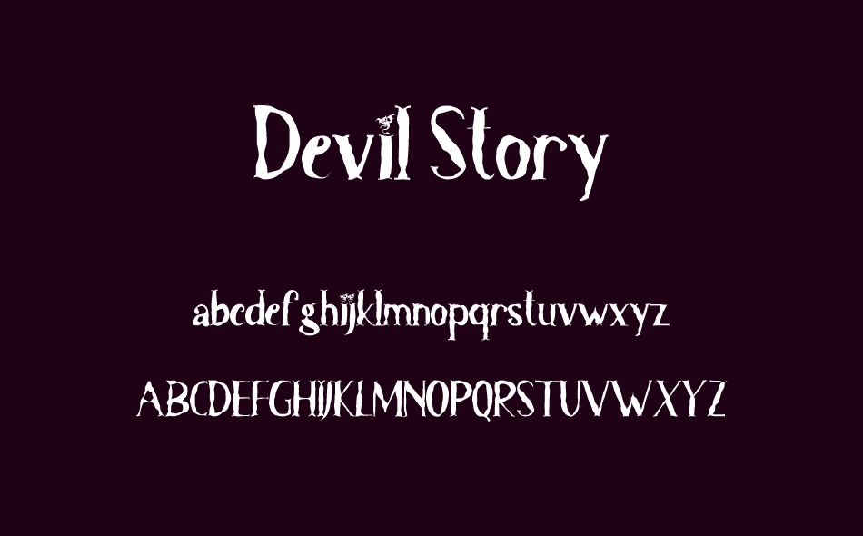 Devil Story font