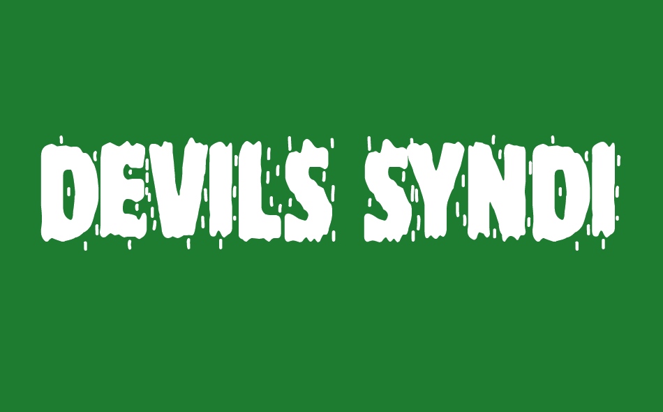 Devils Syndicate font big