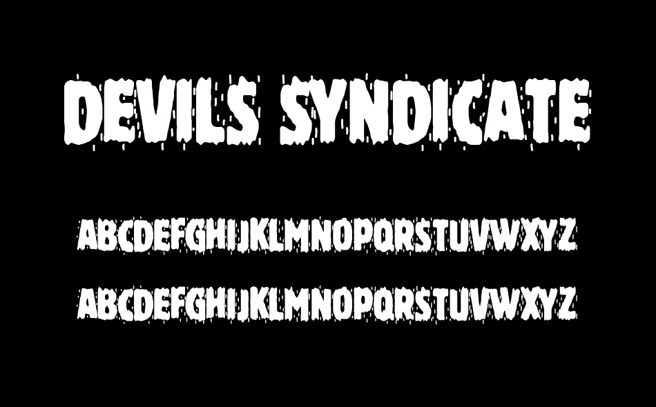 Devils Syndicate font