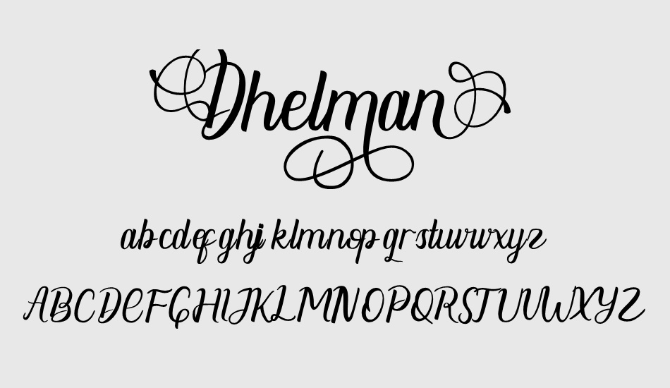 dhelman font