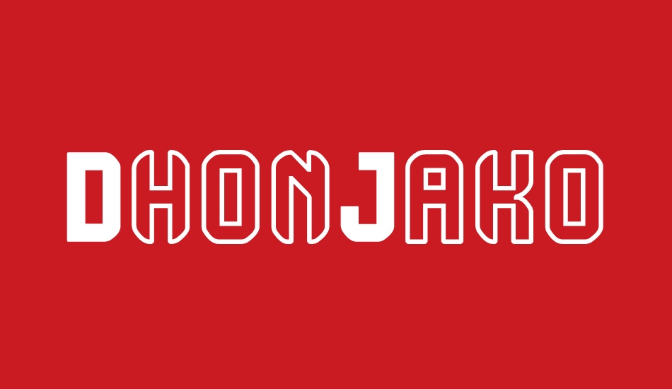 DhonJako St font big