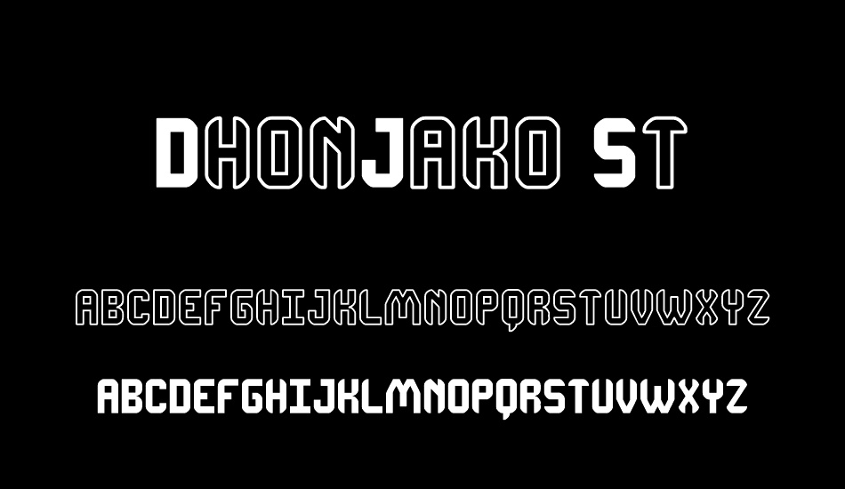 DhonJako St font