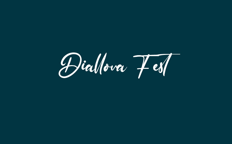 Diallova Fest font big