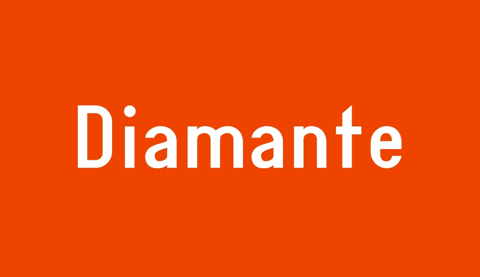 Diamante font big