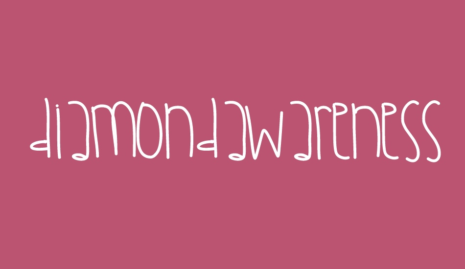 DiamondAwareness font big