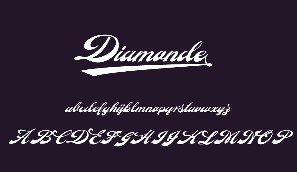 Diamonde Personal Use font