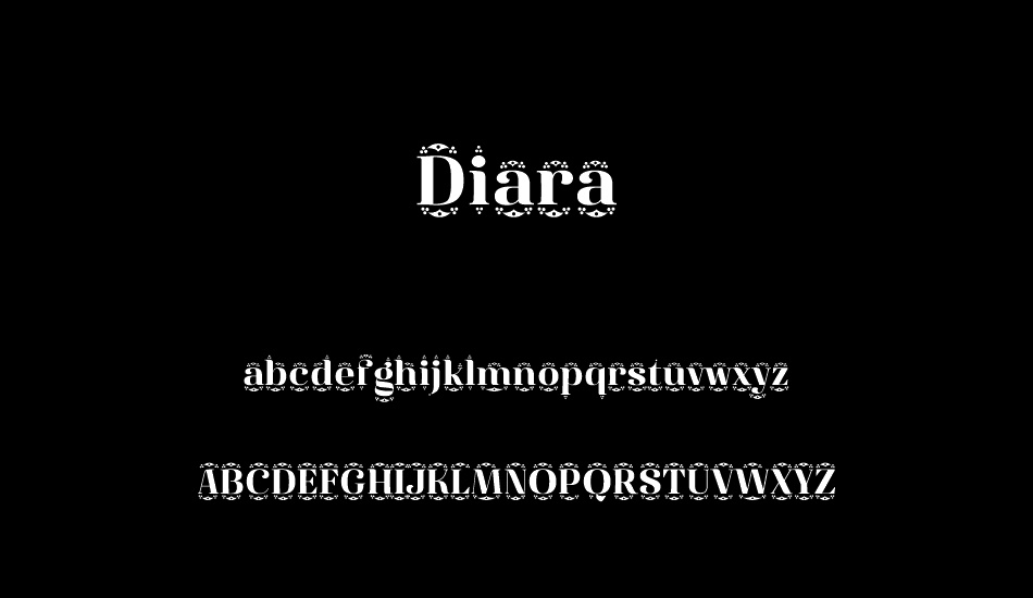 Diara Demo font